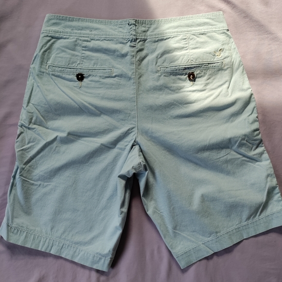 AEO stripped light blue shorts extreme flex classic fit lightweight 30 waist - Picture 4 of 14